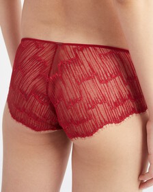 CK BLACK LINEAR LACE HIPSTER, Red Carpet, hi-res