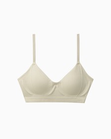 BONDED FLEX LIGHTLY LINED BRALETTE, Winter Linen, hi-res