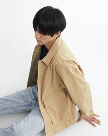 CALVIN KLEIN DOUBLE POCKET TWILL JACKET, Travertine, hi-res