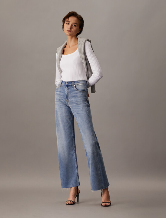 37.5 High Rise Wide Leg Jeans