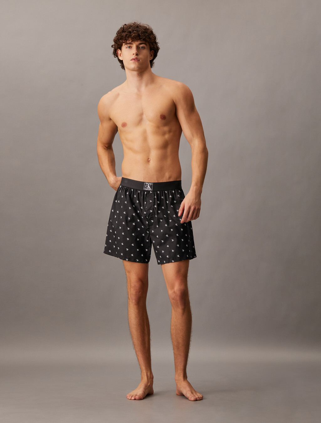 1966 Fashion Lounge Traditional Boxers, DIAMOND LOGO_BLACK, hi-res