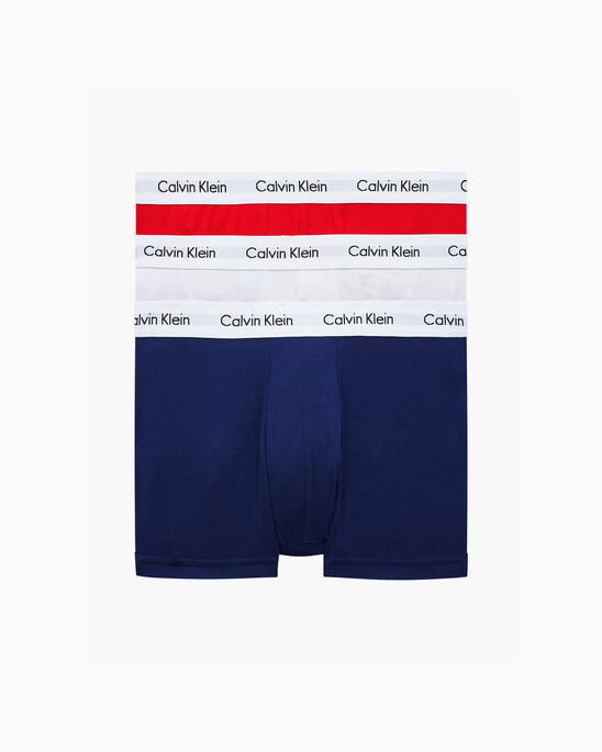 Cotton Stretch 3 Pack Low Rise Trunk