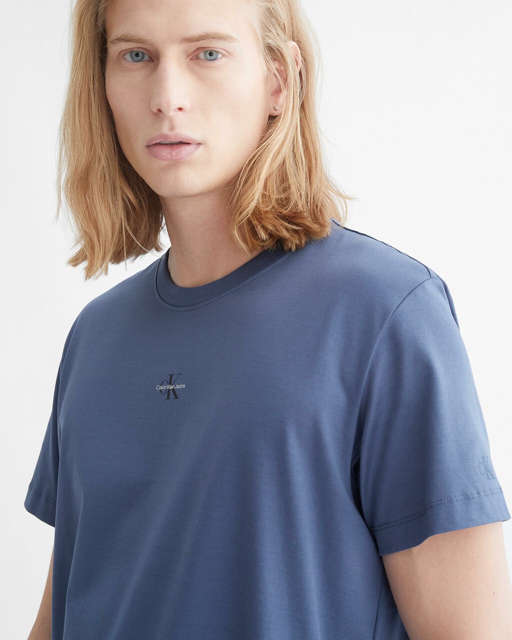 Micro Monologo Tee | blue | Calvin Klein Malaysia