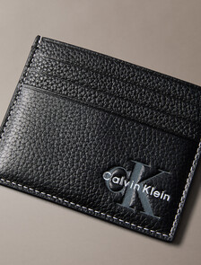 Monologo Card Holder, Black, hi-res