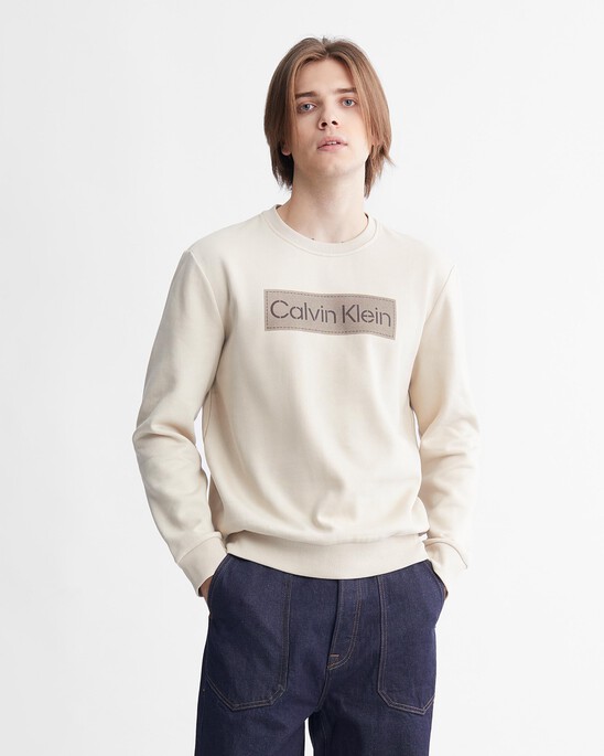 Stencil Logo Patch Terry Sweatshirt