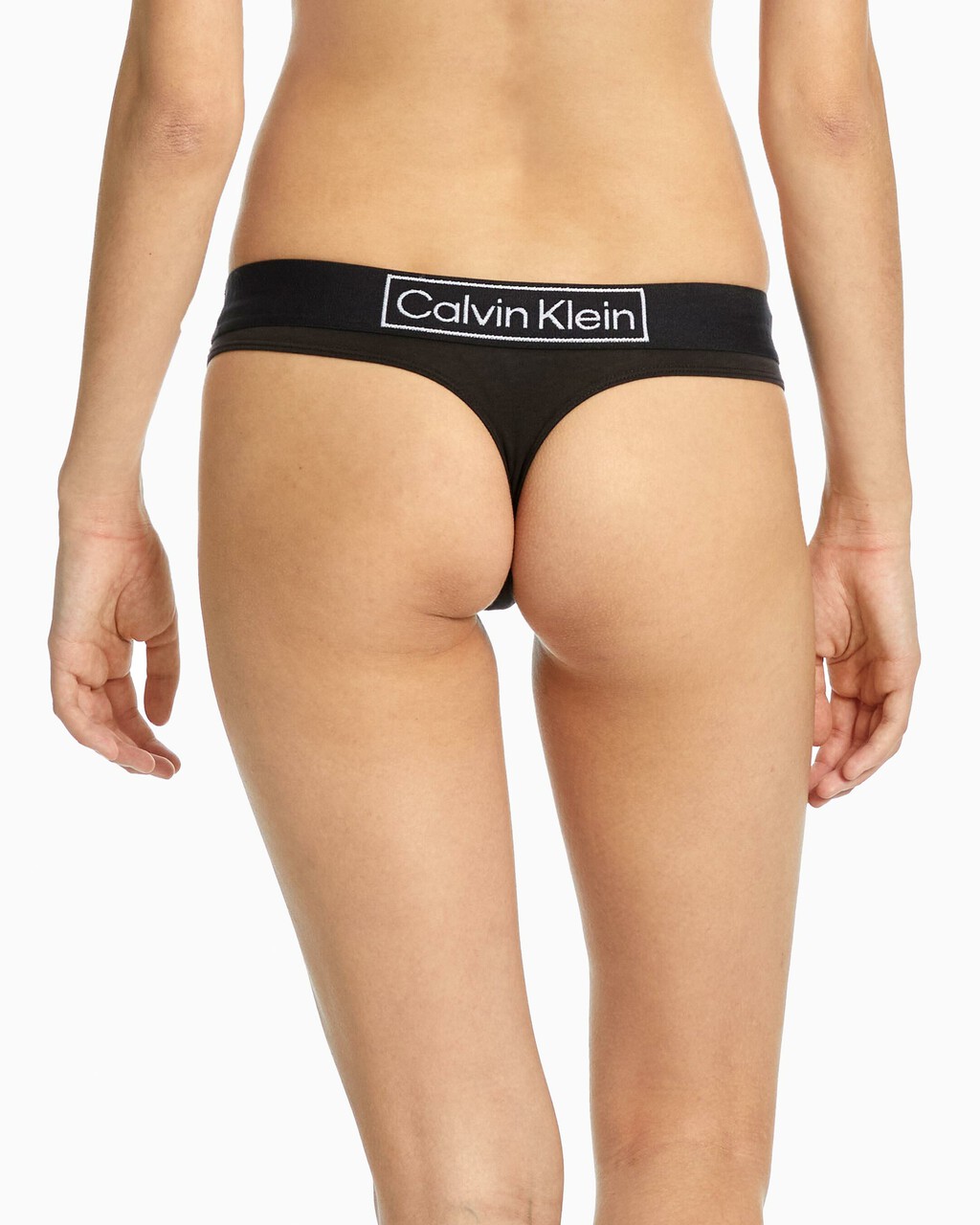 REIMAGINED HERITAGE THONG, Black, hi-res