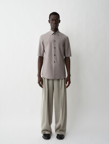 Juan Button-Down Shirt, Melange Dove, hi-res