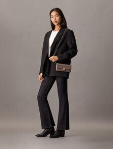 CK Lock Flap Phone Crossbody Bag, Driftwood, hi-res