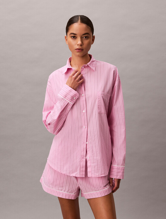 Valentine's Day Capsule Stripe Sleep Shirt