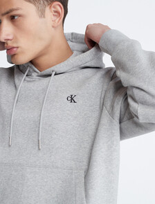 Archive Logo Fleece Hoodie, Heroic Grey Heather, hi-res