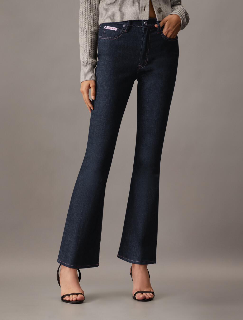 Forever Indigo Skinny Bootcut Jeans, Denim Rinse, hi-res