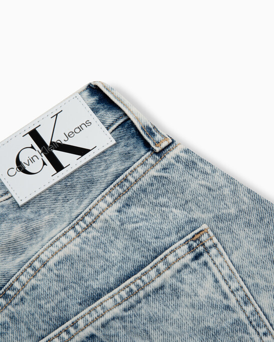 Recycled Cotton A Line Mini Denim Skirt