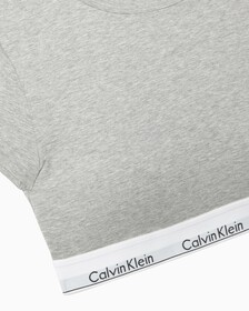Modern Cotton T-Shirt Bralette, Grey Heather, hi-res