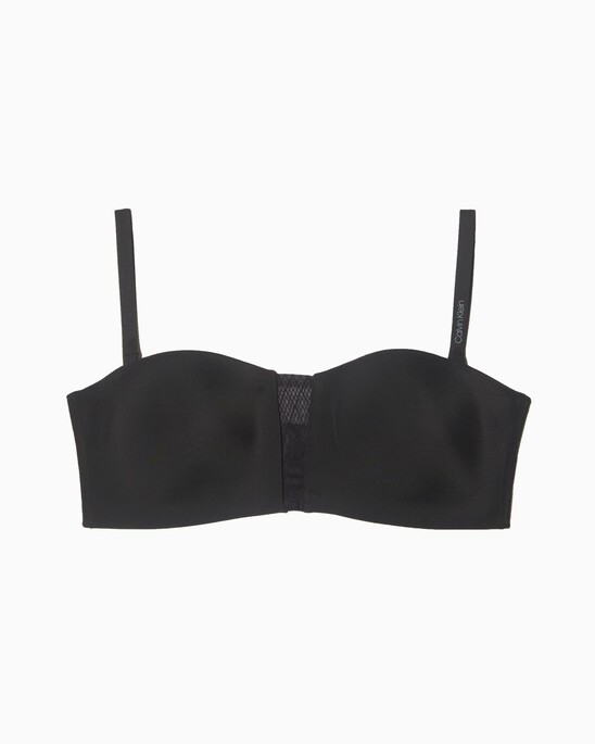 Mesh Lace Lightly Lined Bandeau Bra