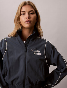 Nylon Piping Jacket, Dark Slate, hi-res