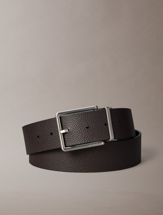Square Buckle Reversible Belt