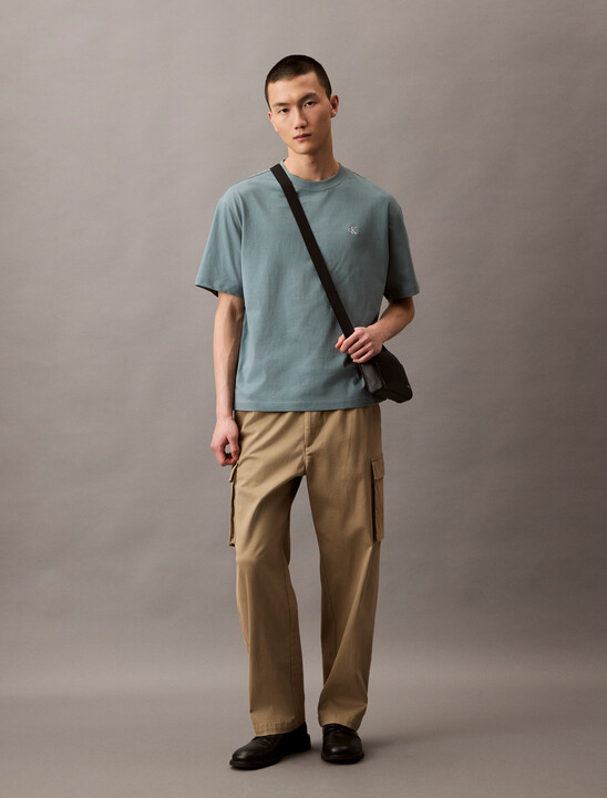 Calvin Logo Crew Neck Tee