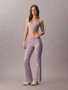 Quick-Dry Longline Racerback Sports Bra, Coy Purple, hi-res