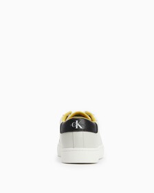 CLASSIC CUPSOLE LACE-UP SNEAKERS, Cirrus Grey/Dune Yellow, hi-res