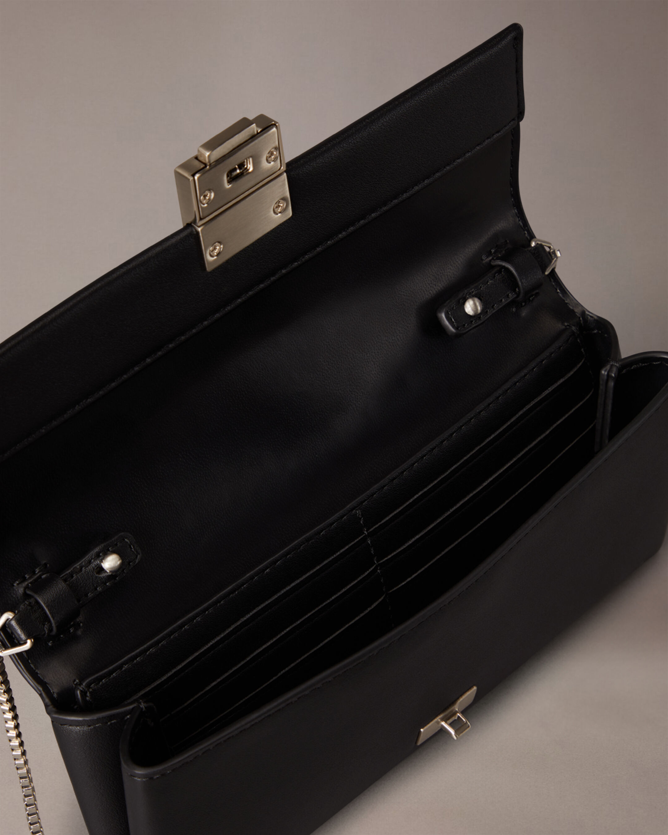 ★ ★ Women's CK Rock Long Flap Phone Crossbody B CK Lock Flap Phone Crossbody Bag | black | Calvin Klein Malaysia
