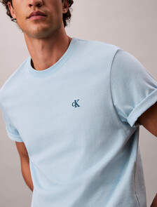 Embroidered Monogram Logo Relaxed T-Shirt, Stratosphere, hi-res