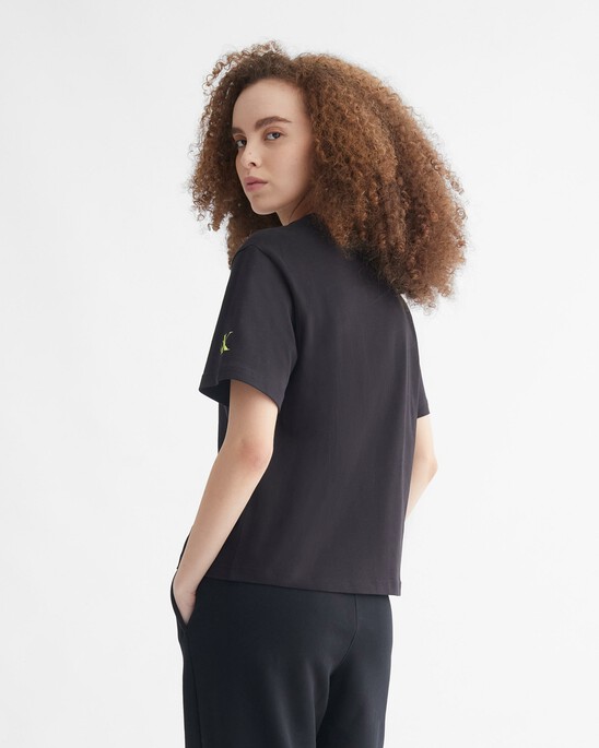 YEAR OF THE RABBIT FLOCKED APPLIQUE TEE