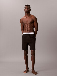 Icon Cotton Stretch Sleep Shorts, Black, hi-res