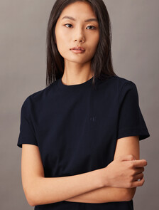 Archive Logo Crewneck Tee, Baritone Blue, hi-res