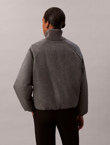 WL INSLTD DWN JCKT, Medium Grey Heather, hi-res