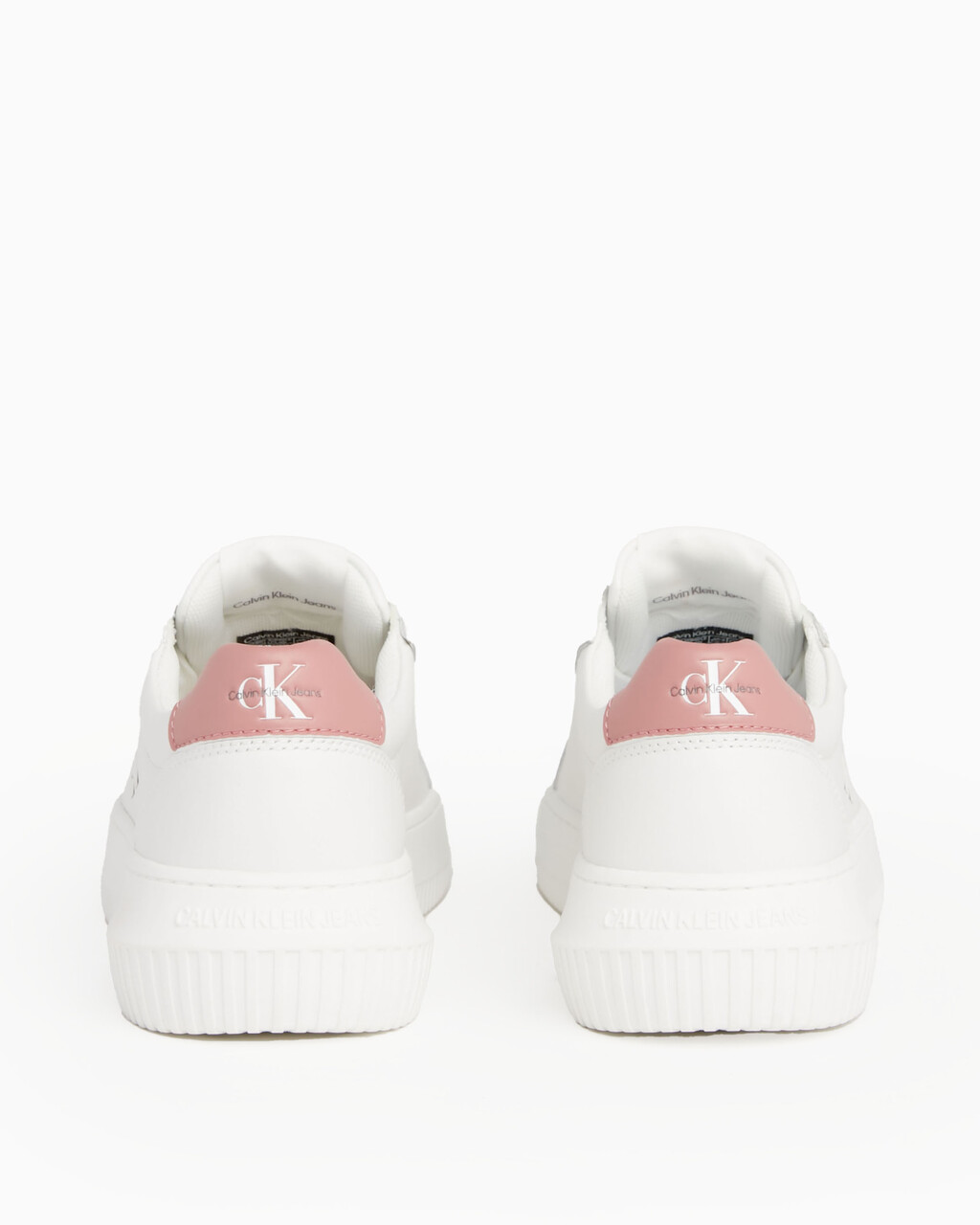 Leather Trainers, BRIGHT WHT/PINK, hi-res