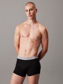 Cotton Classics Trunk 3 Pack, black w/ glacier wb/ black w/ grey heather wb/ bla, hi-res