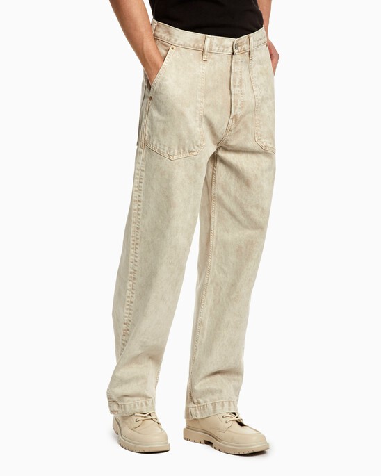 STANDARDS MARBLE DYE DECK JEANS