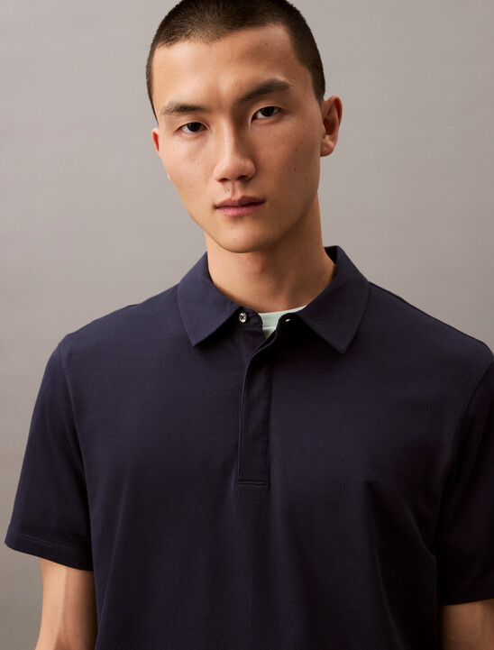 Double Mercerized Cotton Short Sleeve Polo
