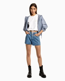 SHEER WINDBREAKER, Silver Sky, hi-res