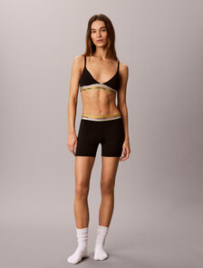 Lightly Lined Triangle Bra - Pride, Black, hi-res