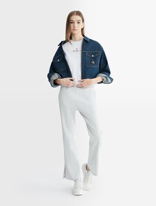 Milano Side Slit Pants, LUNAR ROCK, hi-res