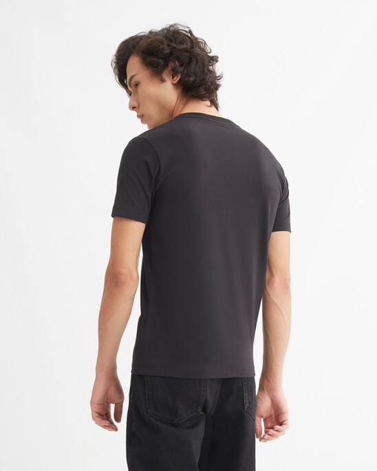 PIMA COTTON STRETCH LOGO TEE