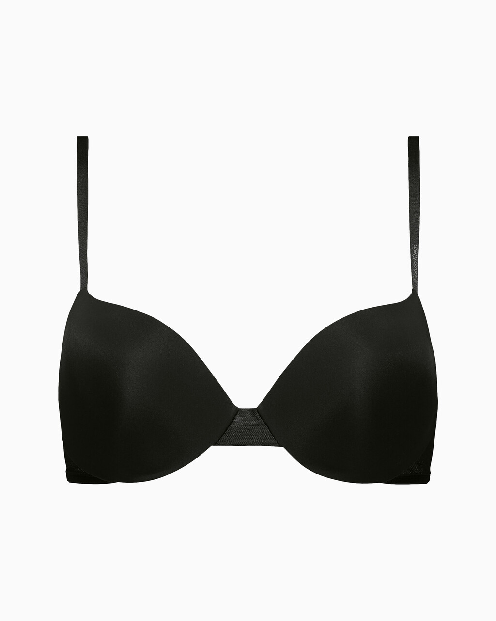 Sculpted Lightly Lined Demi Bra, Black, hi-res
