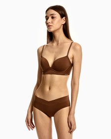 Invisibles Push Up Plunge Bra, Bright Camel, hi-res