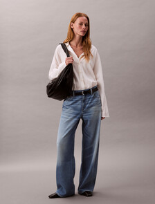 90's Low Rise Baggy Jeans, DIAMOND COVE, hi-res