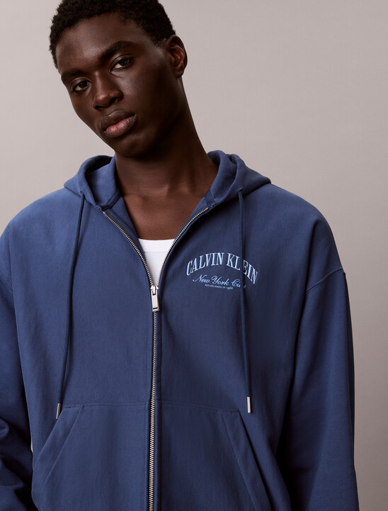 Varsity Logo Zip-Up Hoodie