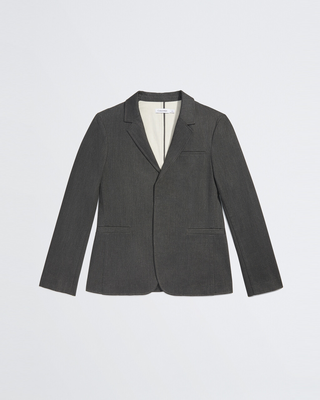 Standards Structured Unlined Blazer, CHARCOAL SMOKE WASH, hi-res