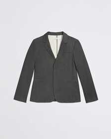Standards Structured Unlined Blazer, CHARCOAL SMOKE WASH, hi-res