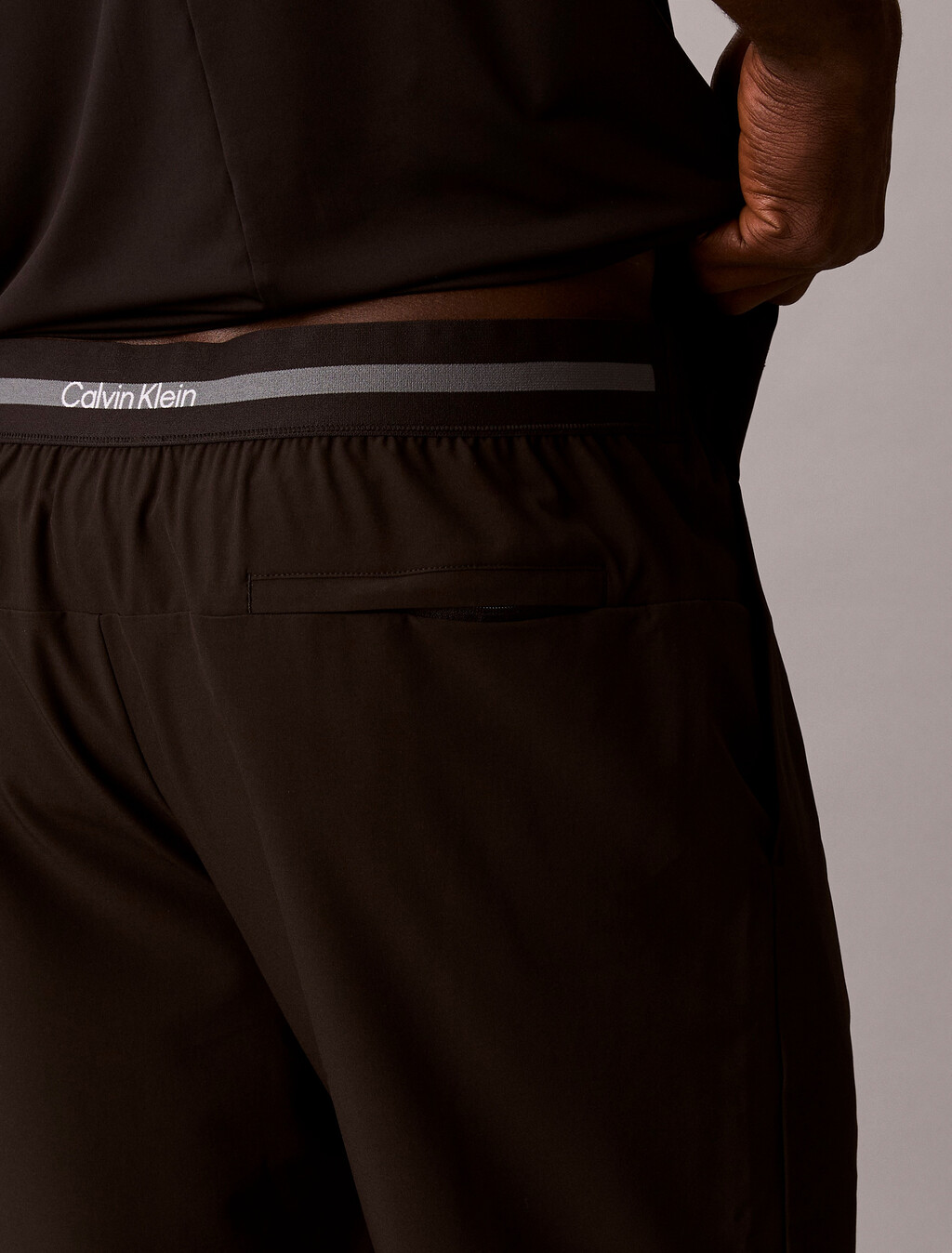 Water-Repellent Performance Trousers, Black, hi-res