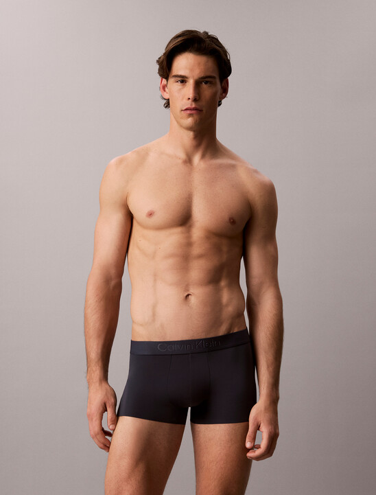 CK Black Microfiber Stretch Low Rise Trunk