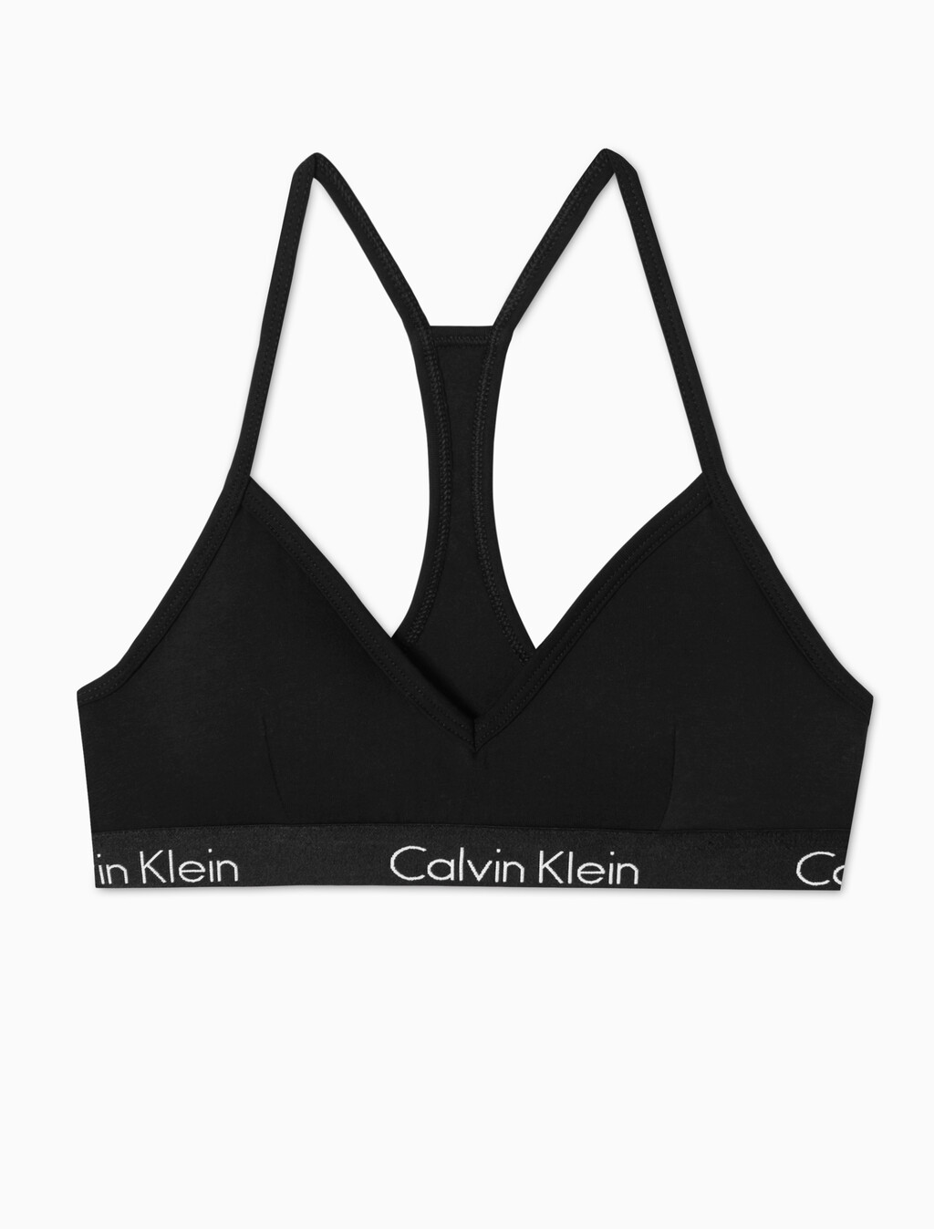 Motive Cotton Lightly Lined Bralette, Black, hi-res