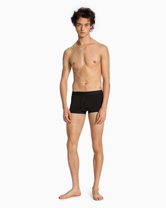 CK BLACK MICRO LOW RISE TRUNK