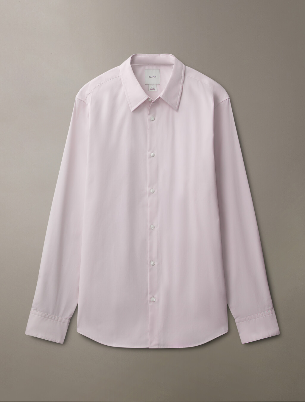 Supima Stretch Cotton Slim Button-Down Shirt, Gray Lilac, hi-res