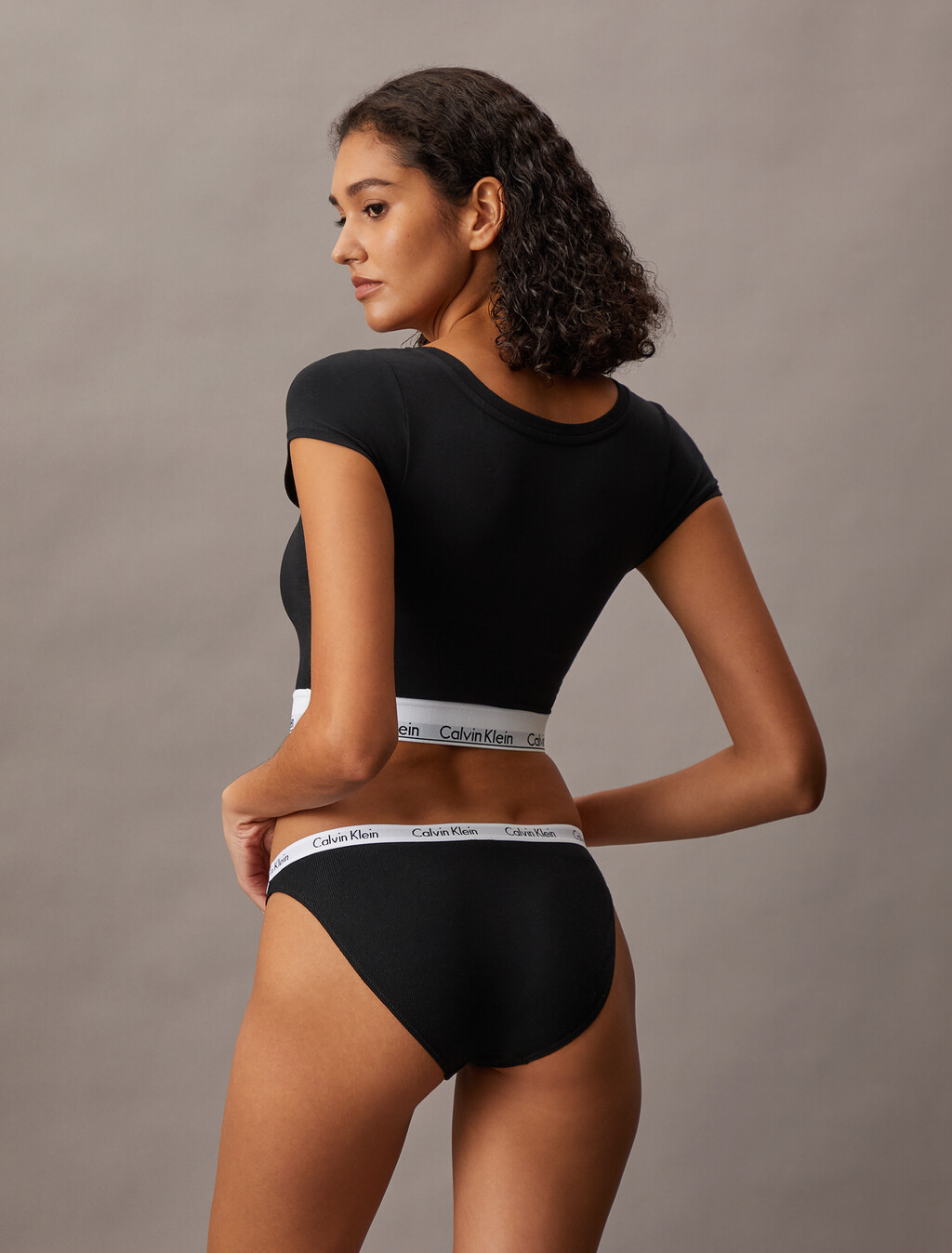 3 Pack Carousel Rib Knit Bikini, BLACK / GREY HTR / WHISPER PEACH, hi-res