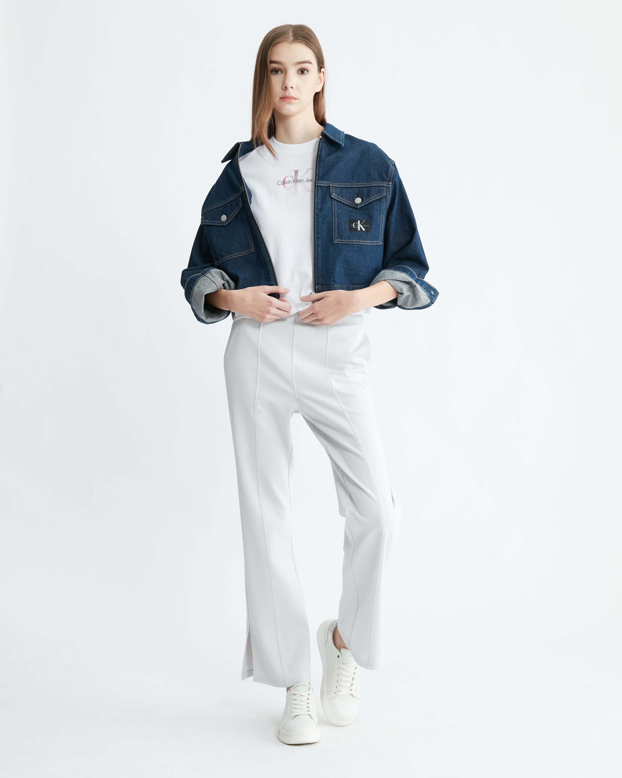 Calvin klein ladies denim jacket new arrivals